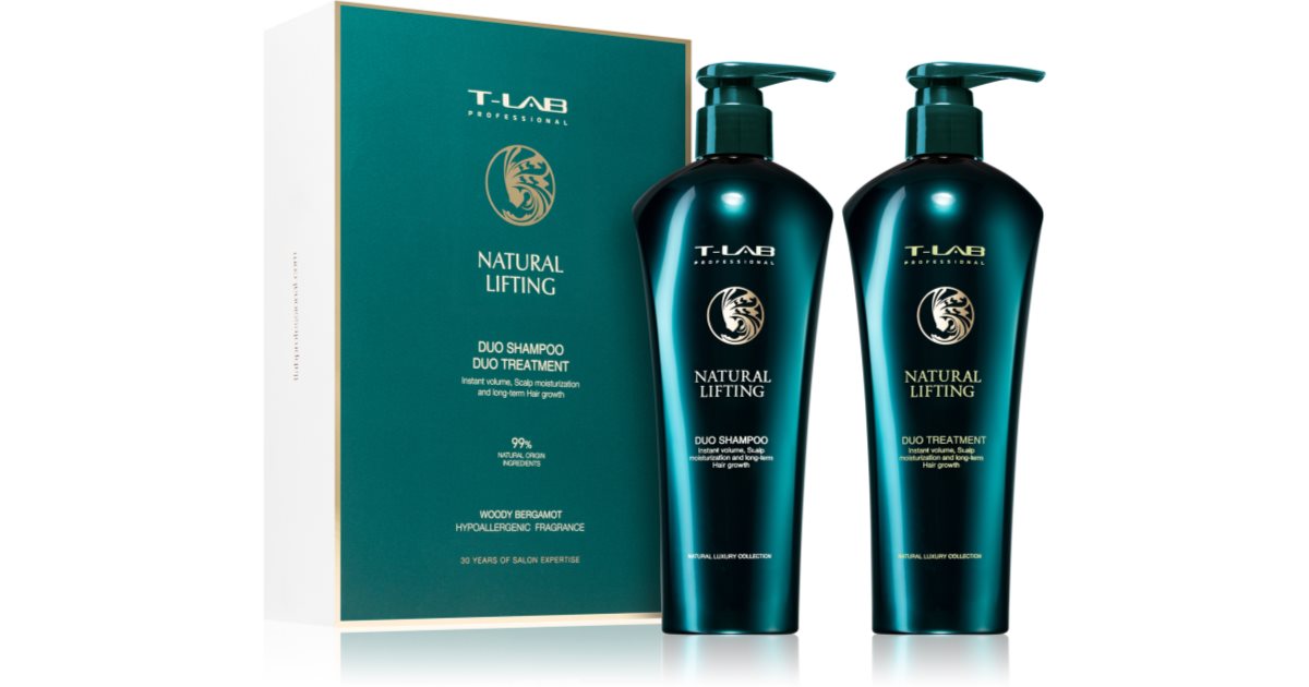 T-LAB Professional 내추럴 리프팅 기프트박스 (헤어볼륨용) 2개