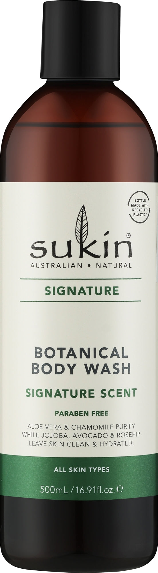 Gel doccia rinfrescante Sukin Botanical Body Wash 500 ml