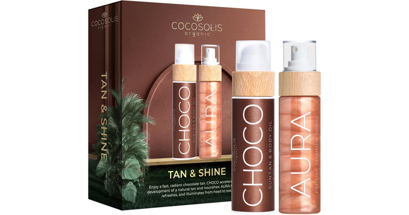 COCOSOLIS Tan & Shine presentförpackning för att framhäva solbrännan 