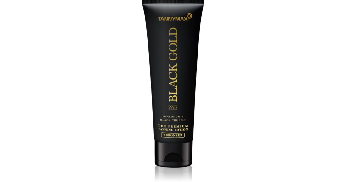 Tannymaxx Crème bronzante pour solariums Black Gold 999.9 à effet brillant pour un bronzage intense 200 ml