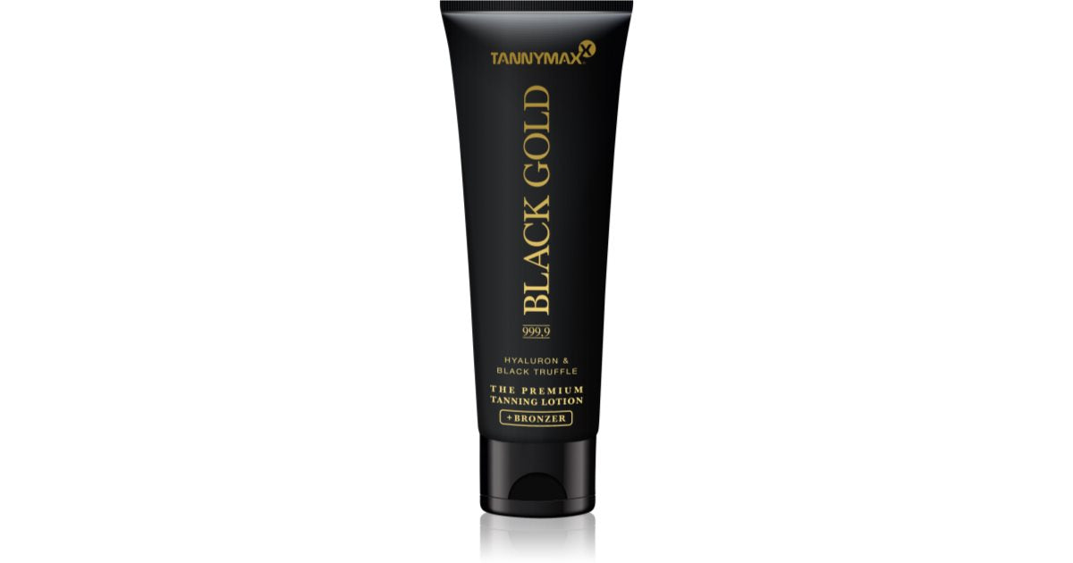 Tannymaxx Black Gold 999,9 opalovací krém do solárií s brilantním efektem pro intenzivní opálení 200 ml