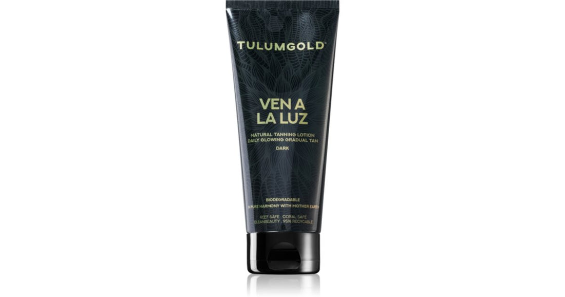 Tannymaxx Tulumgold Ven A La Luz Lotion foncée naturelle crème bronzante pour solarium 200 ml