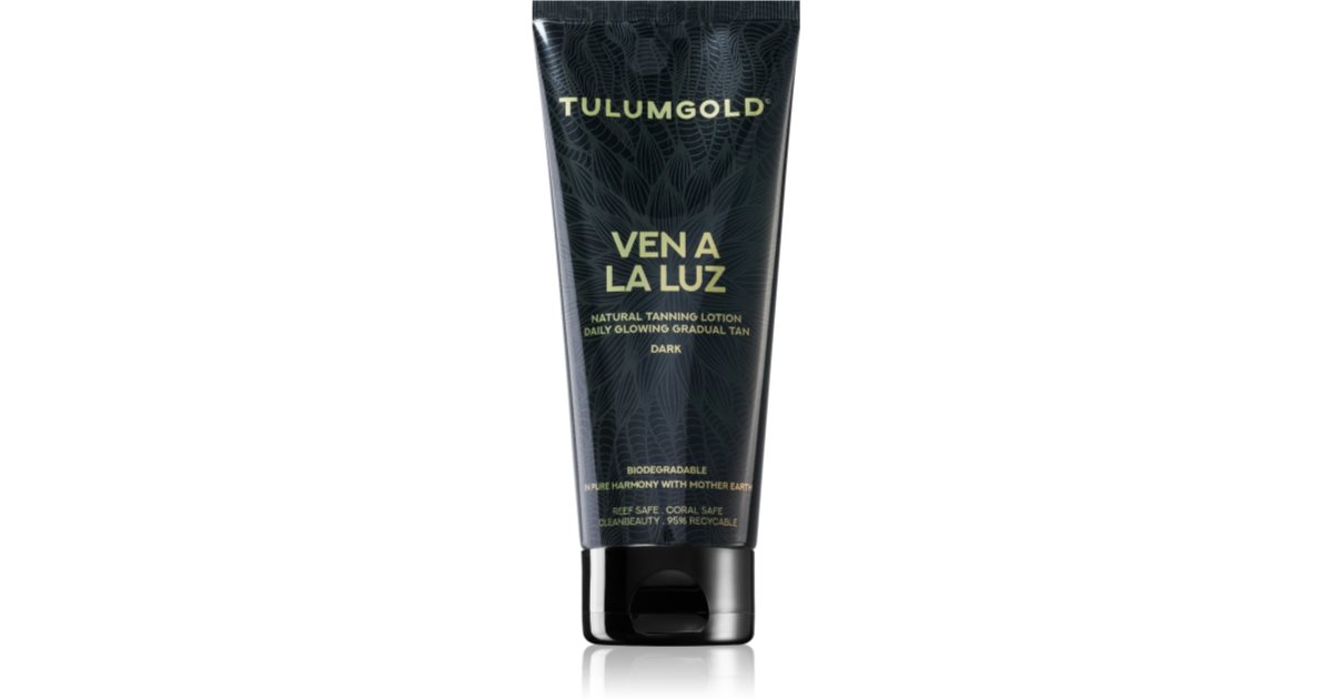 Tannymaxx Tulumgold Ven A La Luz Natuurlijke donkere lotion bruiningscrème voor zonnebank 200 ml