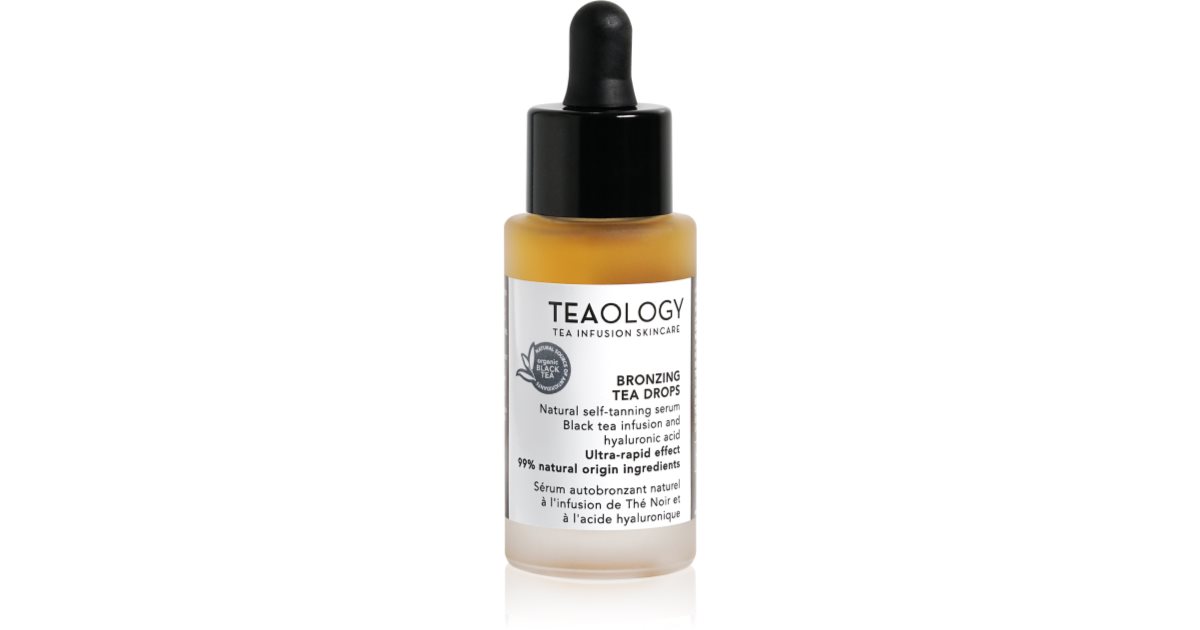 Teaology Bronzing Tea Drops σταγόνες αυτομαυρίσματος 30 ml