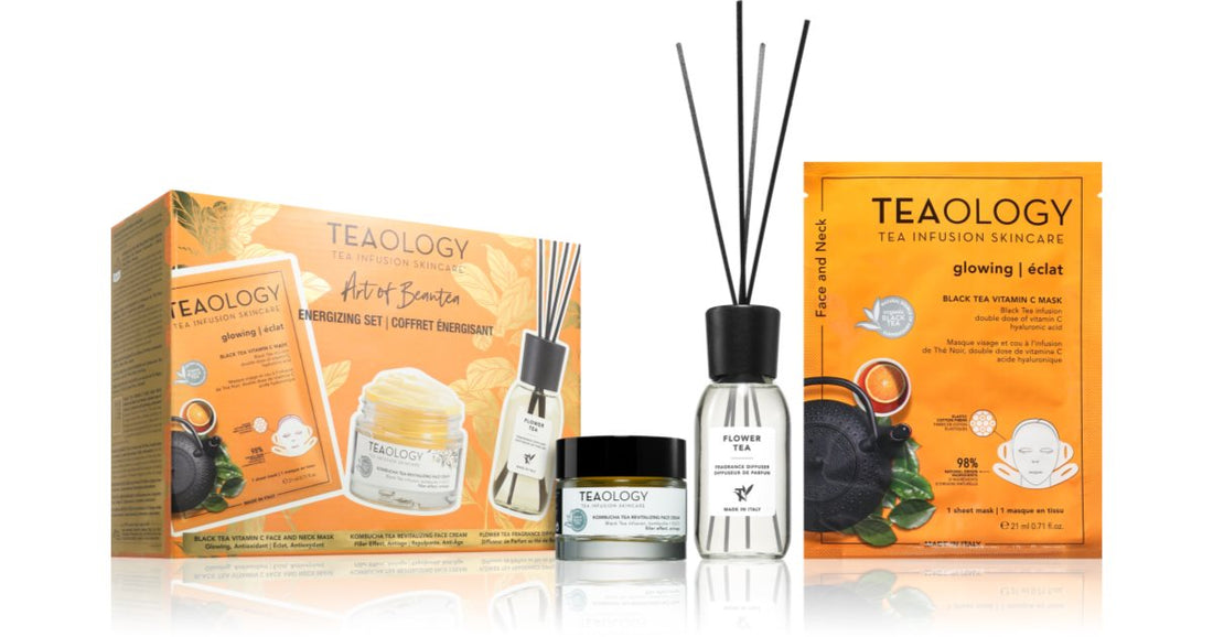 Teaology Kombucha Tea Energizing Set 3-delt gaveeske