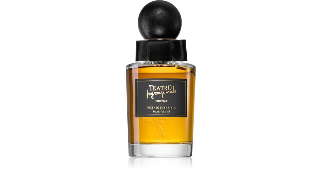 Teatro Fragranze Imperial suitsukkeen aromidiffuusori täyttöpakkauksella (Imperial Oud) 100 ml