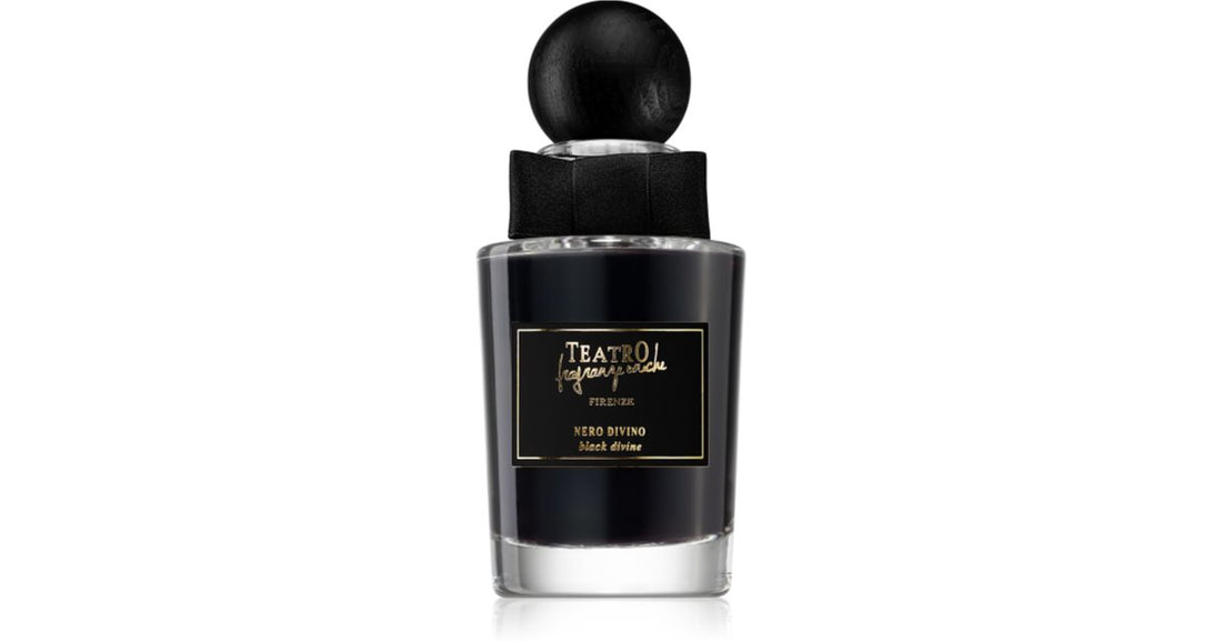 Teatro Fragranze Nero Divino Aromadiffusor mit Nachfüllung (Black Divine) 100 ml