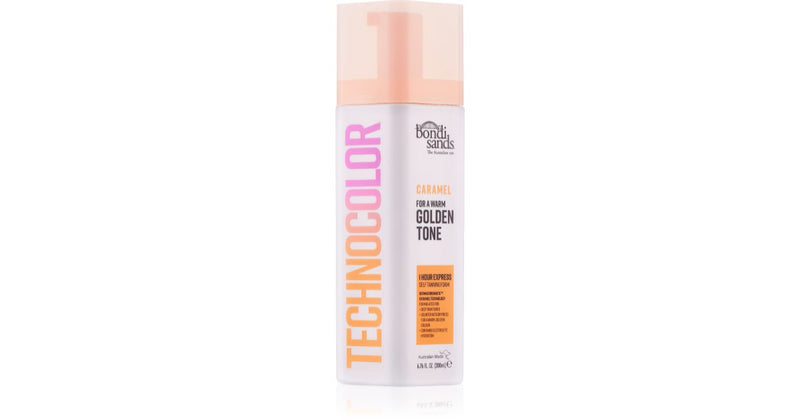 Bondi Sands Technocolor Caramel mousse autoabbronzante colore Warm Hydrated Glow 200 ml