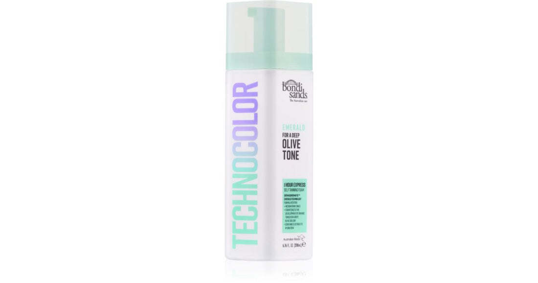 Bondi Sands Technocolor Emerald mousse autoabbronzante colore Golden Olive Bronze 200 ml