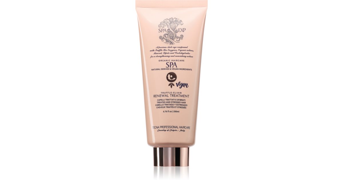 Tecna 스파 트리트먼트 리뉴얼 maschera 손상된 모발 재생제 200ml