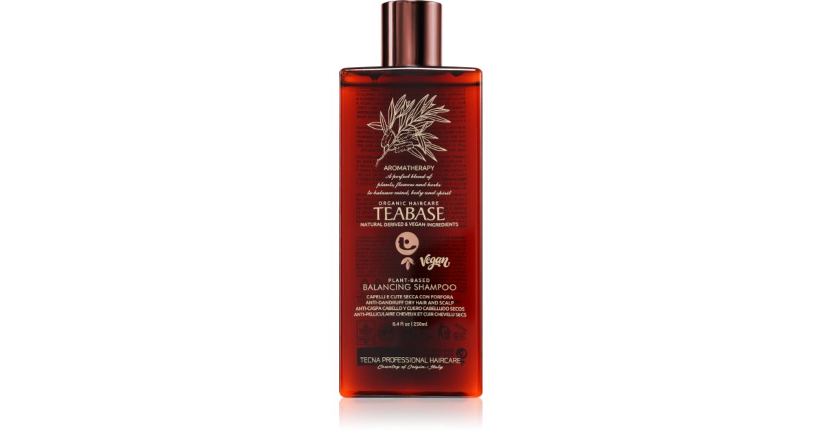 Tecna Teabase Shampoo Riequilibrante rinforzante per capelli rovinati 500 ml