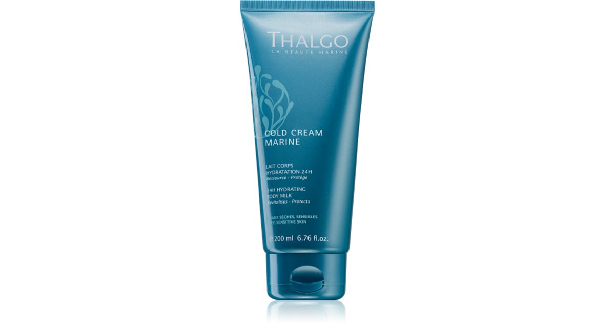 Thalgo Cold Cream Marine 24H feuchtigkeitsspendende Körpermilch für trockene Haut 200 ml