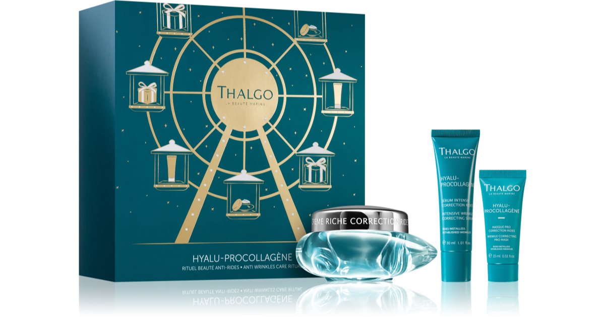 Thalgo Vánoční dárková sada Hyalu-Procollagen Filler (proti vráskám) pro ženy