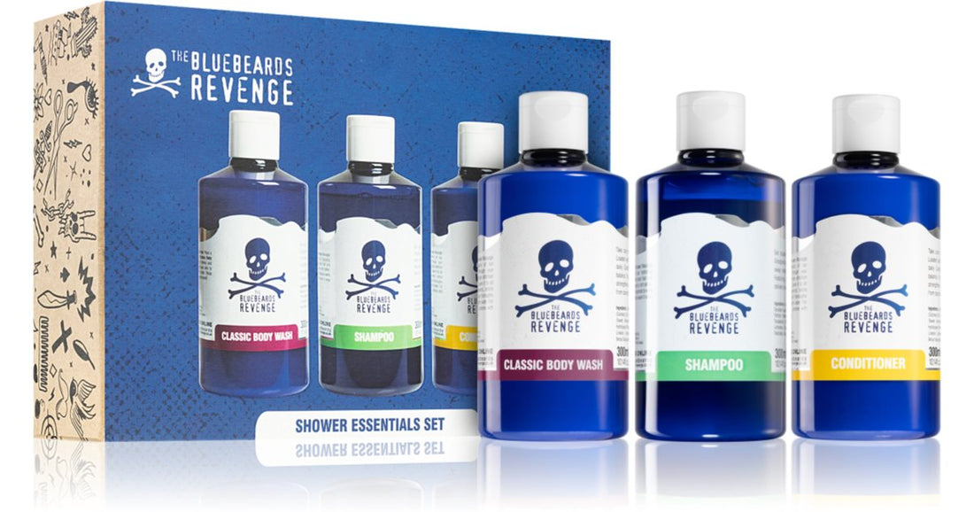 The Bluebeards Revenge Shower Essentials Gavesett gaveeske (for kropp og hår) for menn