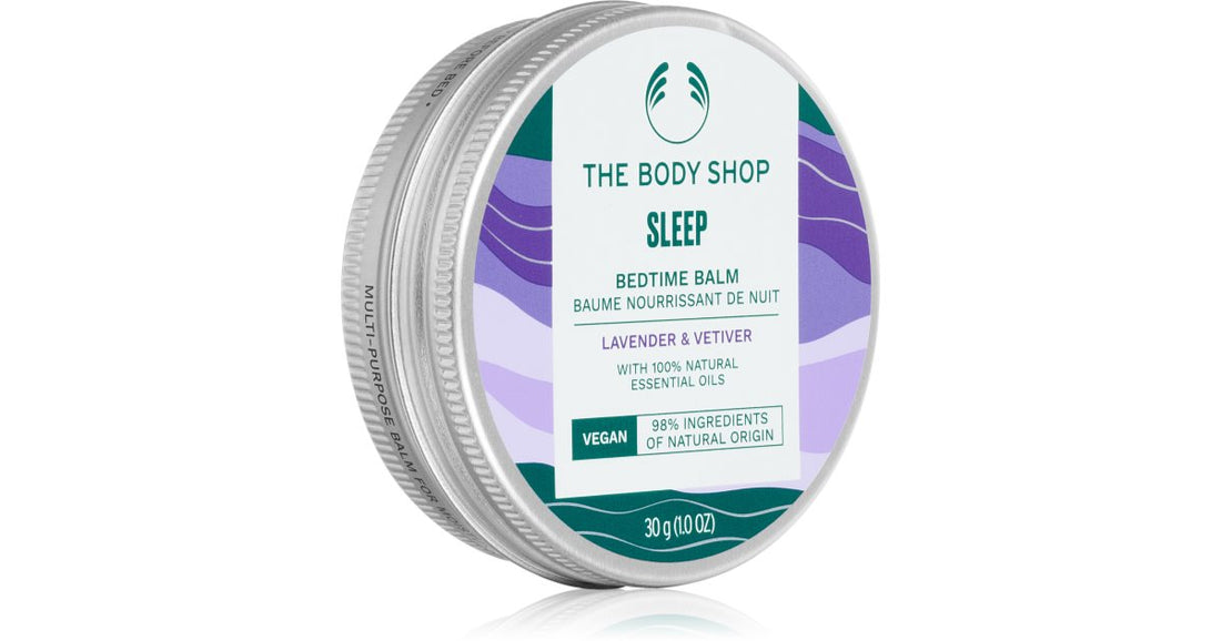 The Body Shop Bedtime Bálsamo de noche Lavanda y Vetiver para pieles secas 30 g