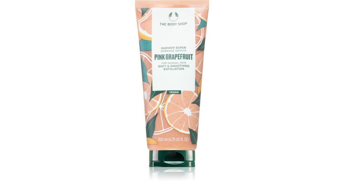 The Body Shop Pink grapefrugt Body scrub til brusebad 200 ml