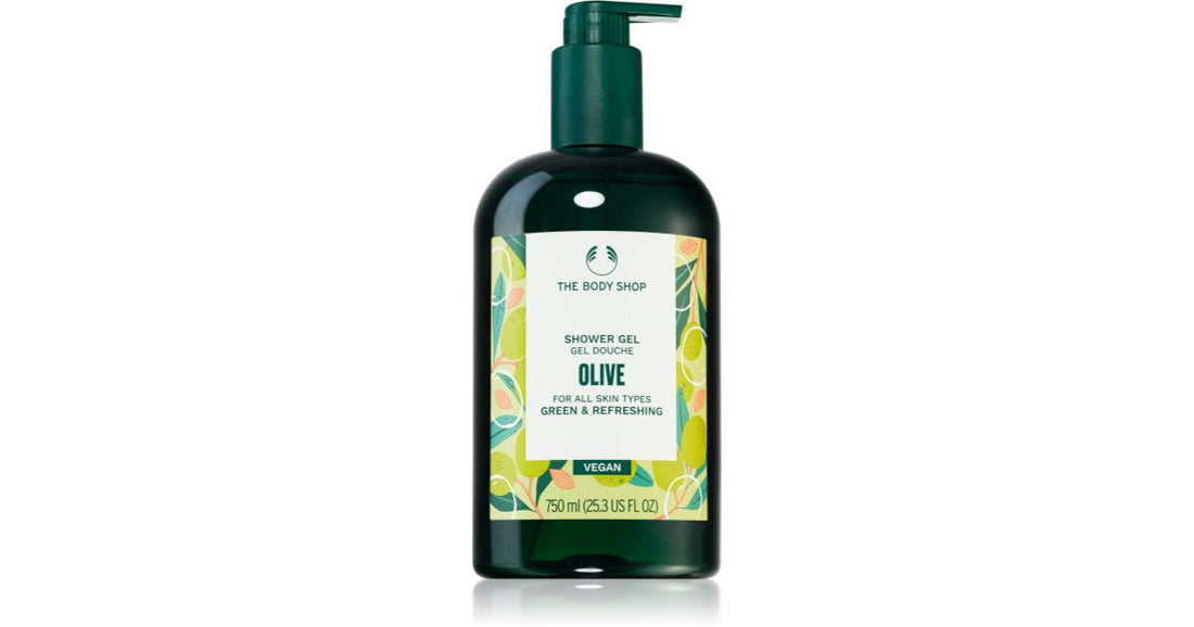 The Body Shop Oliivivegaaninen kosteuttava suihkugeeli 750 ml