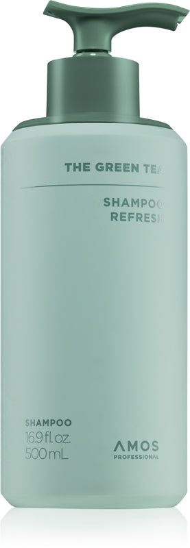 AMOS PROFESSIONAL グリーンティーシャンプー Refresh シャンプー anti-普通の頭皮と乾燥した頭皮向け 500 ml 