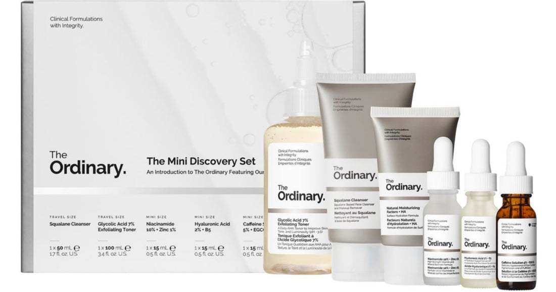 The Ordinary Das Mini Discovery Set Geschenkbox (für Damen) 6-tlg