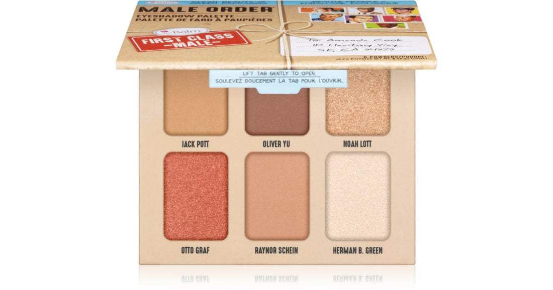 theBalm Male Order® מחלקה ראשונה של צלליות זכר פלטת 13.2 גרם