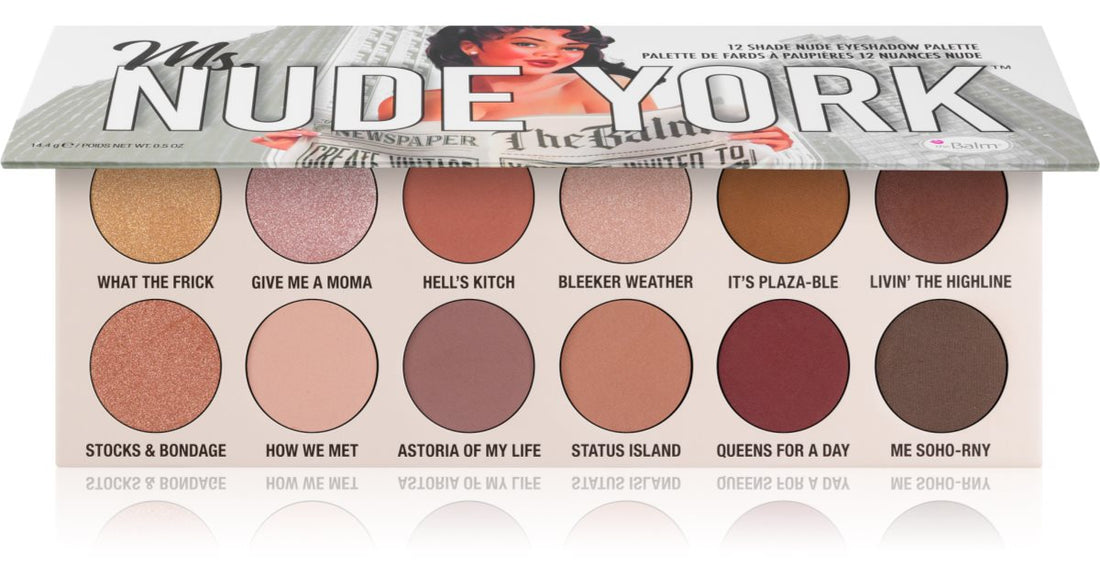 theBalm Ms. Nude York Paleta de Sombras de Ojos 14g