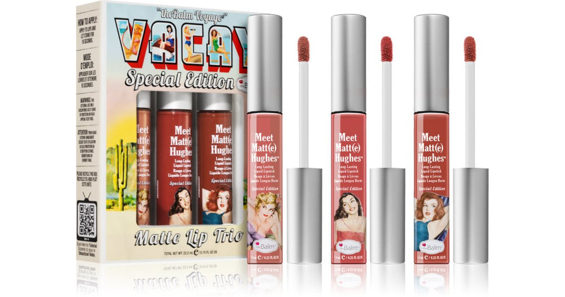 theBalm Kit de labios mate X Model Roz Voyage