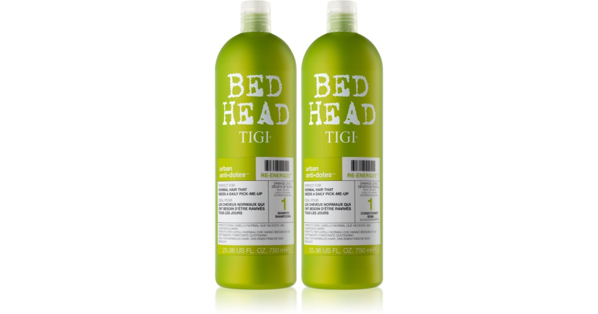 TIGI Lit Head Urban Antidotes Pack économique Re-energize (pour cheveux normaux) pour femme