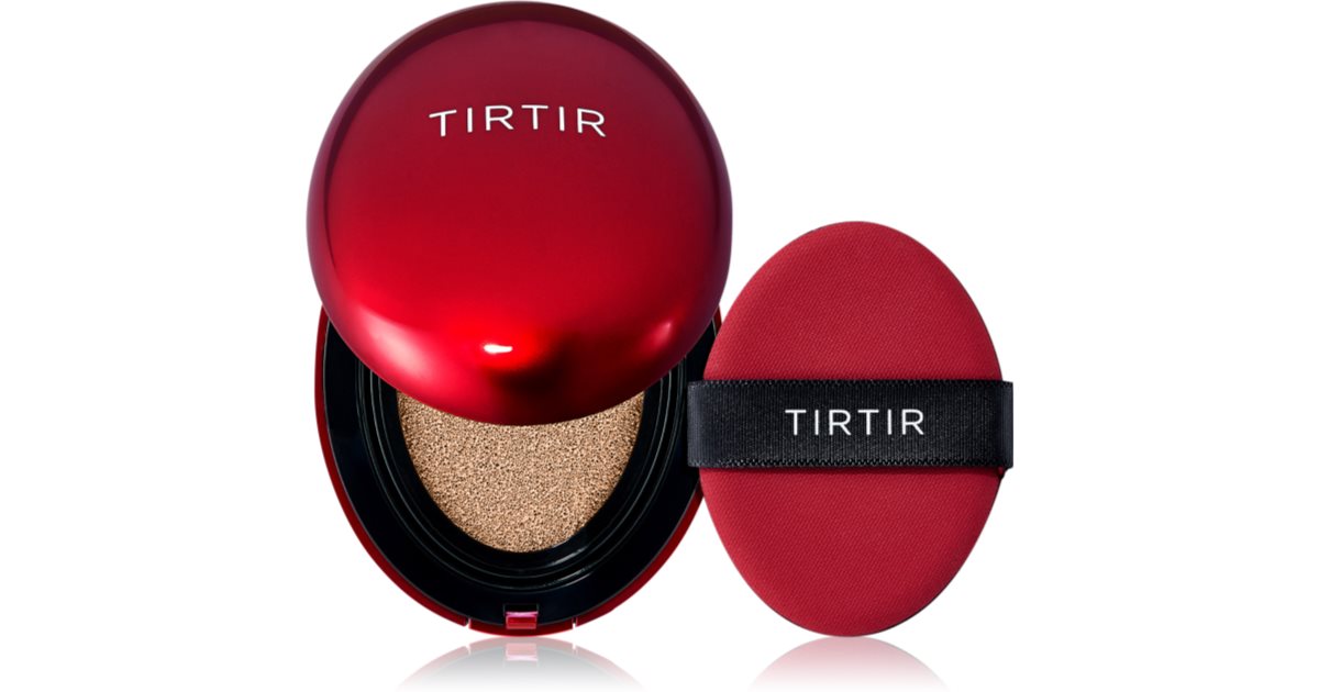 TIRTIR Mask Fit Red fond de teint longue tenue haute protection UV couleur 21N Ivoire 18 g