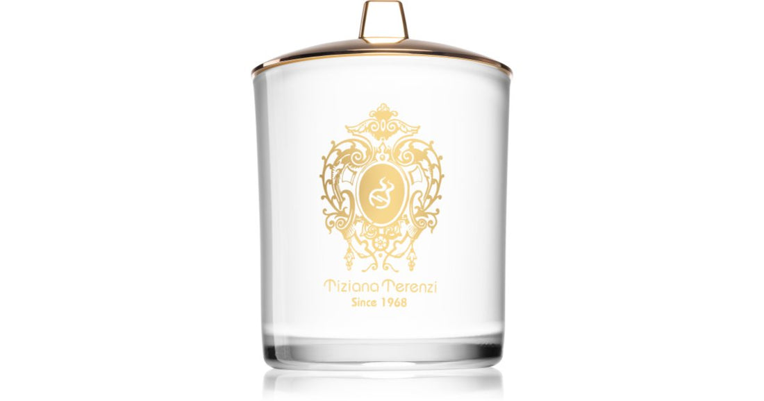 Tiziana Terenzi White Fire bougie parfumée avec mèche en bois 900 g