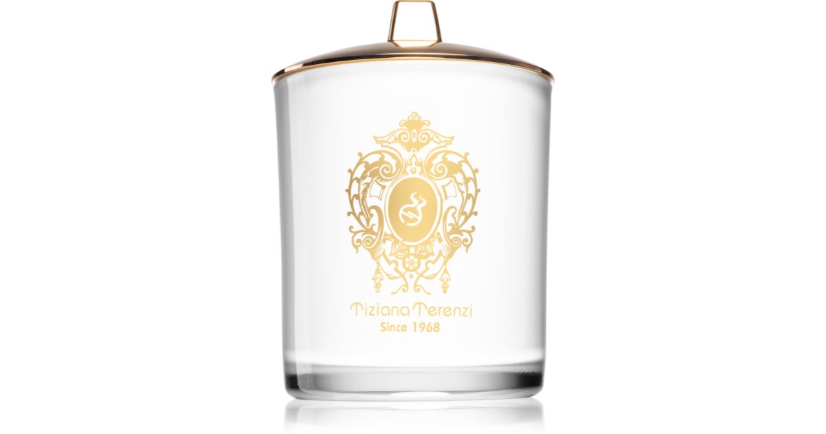 Tiziana Terenzi White Fire scented candle with wooden wick 900 g