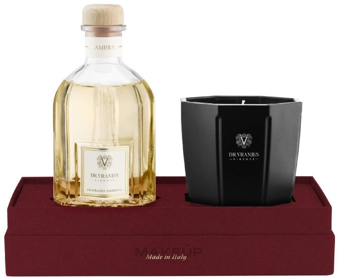 Dr. Vranjes Ambra Candle Gift Box Set (diffuser/250ml + candle/200g)