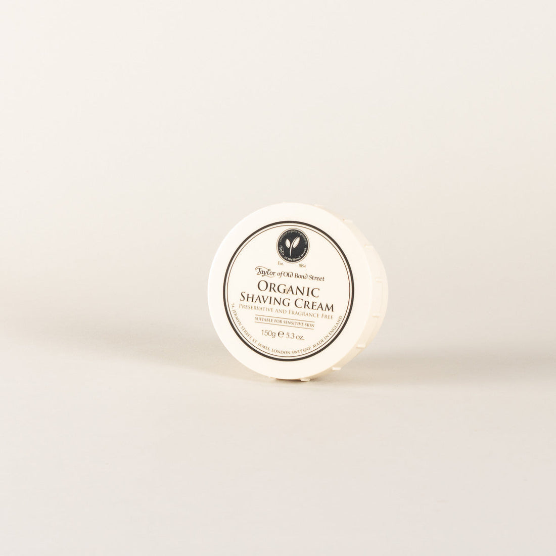 Taylor of Old Bond Street Organic Shaving Cream Bowl — crema da barba 150 g