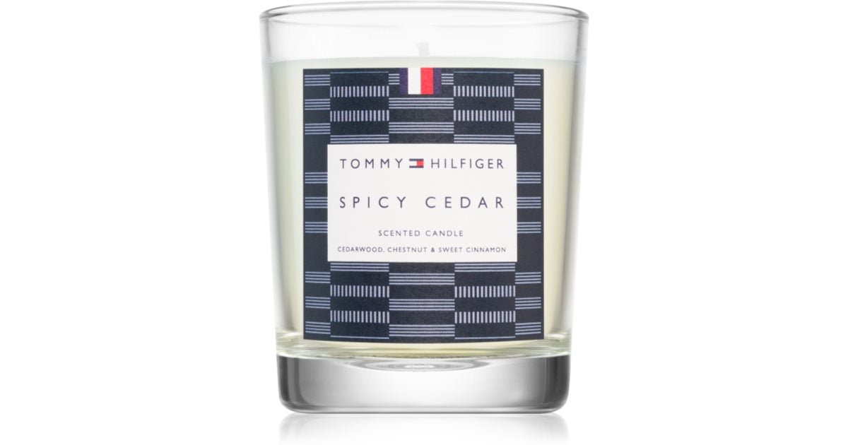 Tommy Hilfiger Home Collection Spicy Cedar 180g kaars