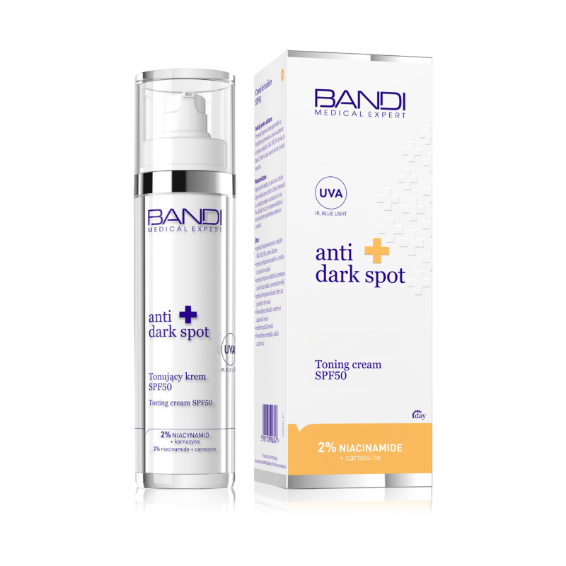 Crema viso tonificante Bandi Medical Expert Anti Dark Spot Toning Cream SPF50 50 ml