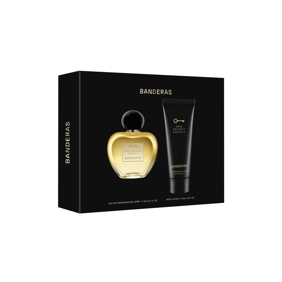 Banderas Her Secret Absolu Set (edp/80ml + b/lot/75ml)