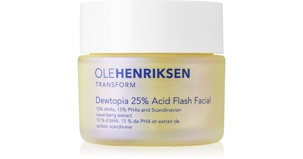 OLEHENRIKSEN Transform Dewtopia 25% Acid Flash maschera exfoliant 50 ml