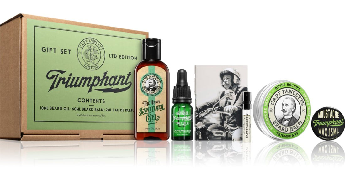 Captain Fawcett Triumphant set regalo confezione regalo per uomo 3 pz