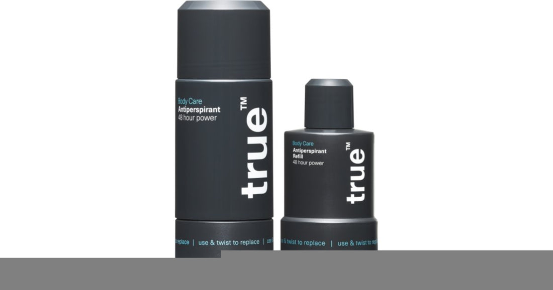 true skin care 48 ore power Promo Set set per uomo antitraspirante ricarica + antitraspirante roll-on 75 ml