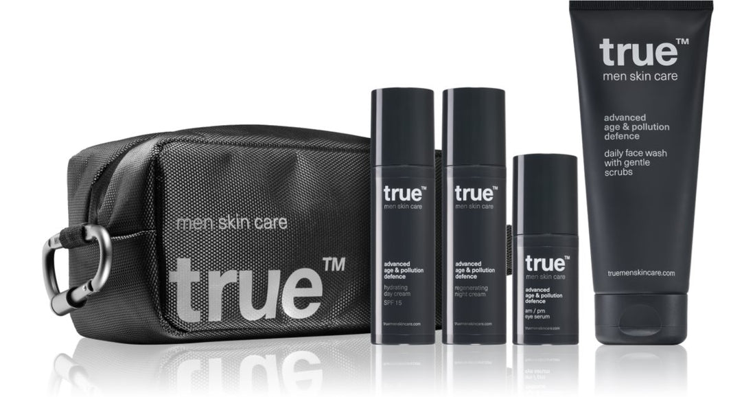 true men skin care Rutina diaria sencilla para el cuidado de la piel.