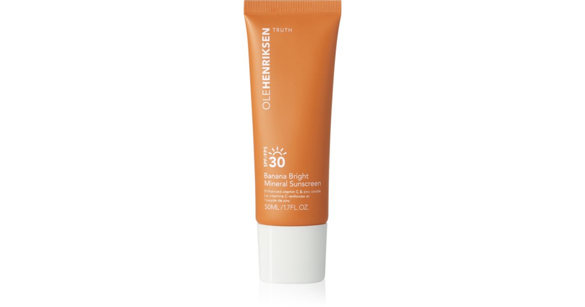 OLEHENRIKSEN Truth Banana Bright Mineral Sunscreen SPF 30 face tanning cream with vitamin C SPF 30 50 ml 