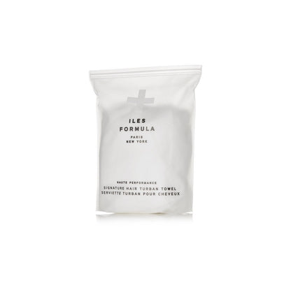 Iles Formula Asciugamano Turbante Capelli Bianco — Accessorio