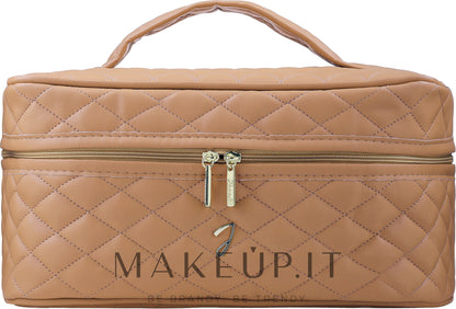 Beauty case, marrone, piccolo, A6152VT Janeke