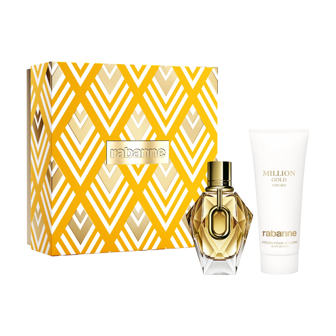 Rabanne Million Gold For Her Set (edp/90ml + l/b/100ml)