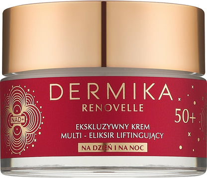 Crema Elisir Multi-Lifting 50+ Dermika Renovelle Exclusive Multi Lifting Cream Elixir 50+ 50 ml