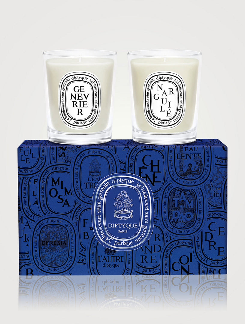 Diptyque Narguilè &amp; Genévrier 2 x 70 g — Set Candele Profumate