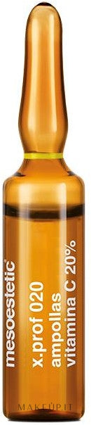 Fiala per mesoterapia a base di vitamina C Mesoestetic X.prof 020 Vitamina C 20% 20 x 5 ml