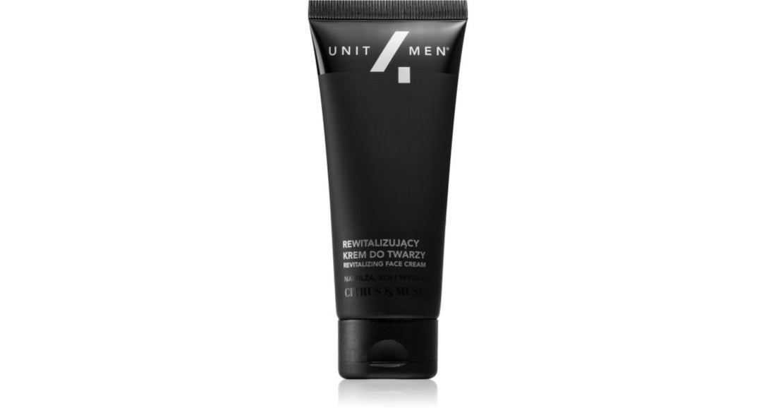 Unit4Men revitalizační pleťový krém s citrusy a pižmem 50 ml