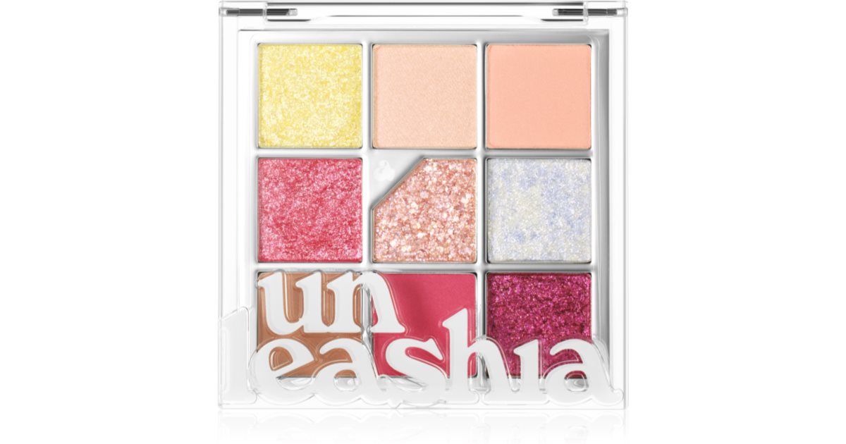 Unleashia Glitterpedia All of Peach Ade øjenskyggepalette 6,6 g