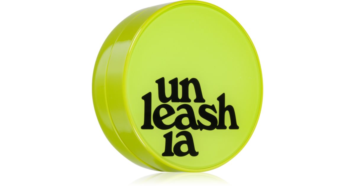 Unleashia Satin Wear Healthy Green fond de teint coussin longue durée SPF 30 couleur 21 Eburnean 15 g