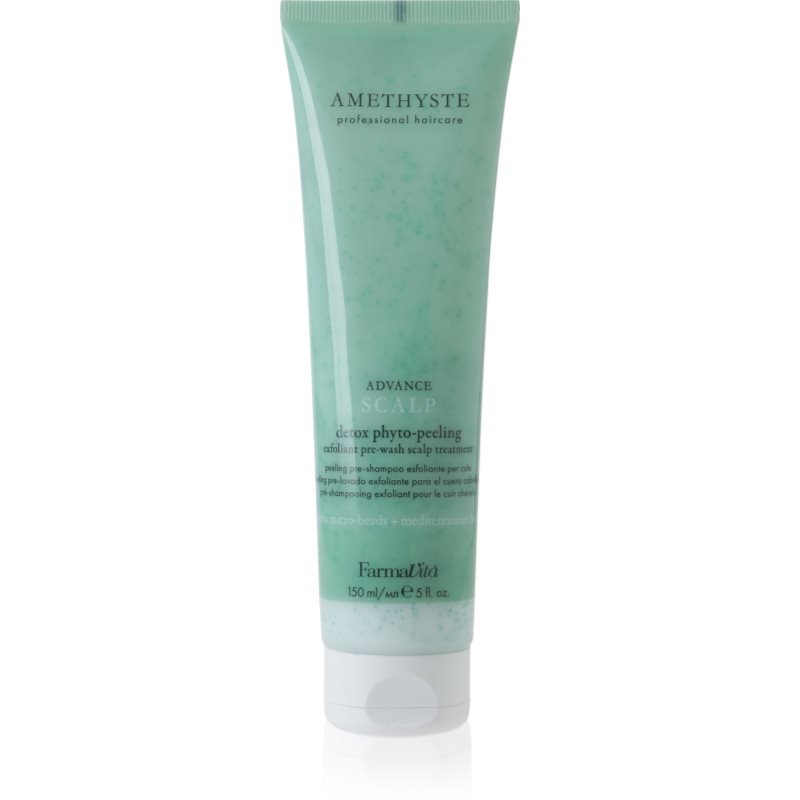 Maschera per cuoio capelluto FarmaVita Amethyste Advance Scalp Detox Phyto-Peeling Mask 150 ml